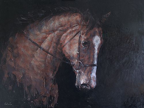 Horse study III by  Unknown